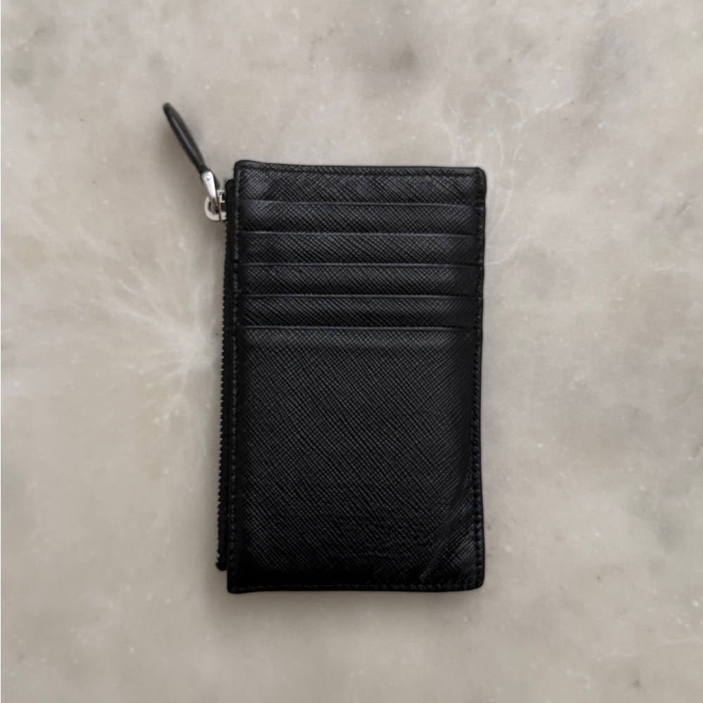 PRADA —- Saffiano leather card holder - Picture 2 of 10